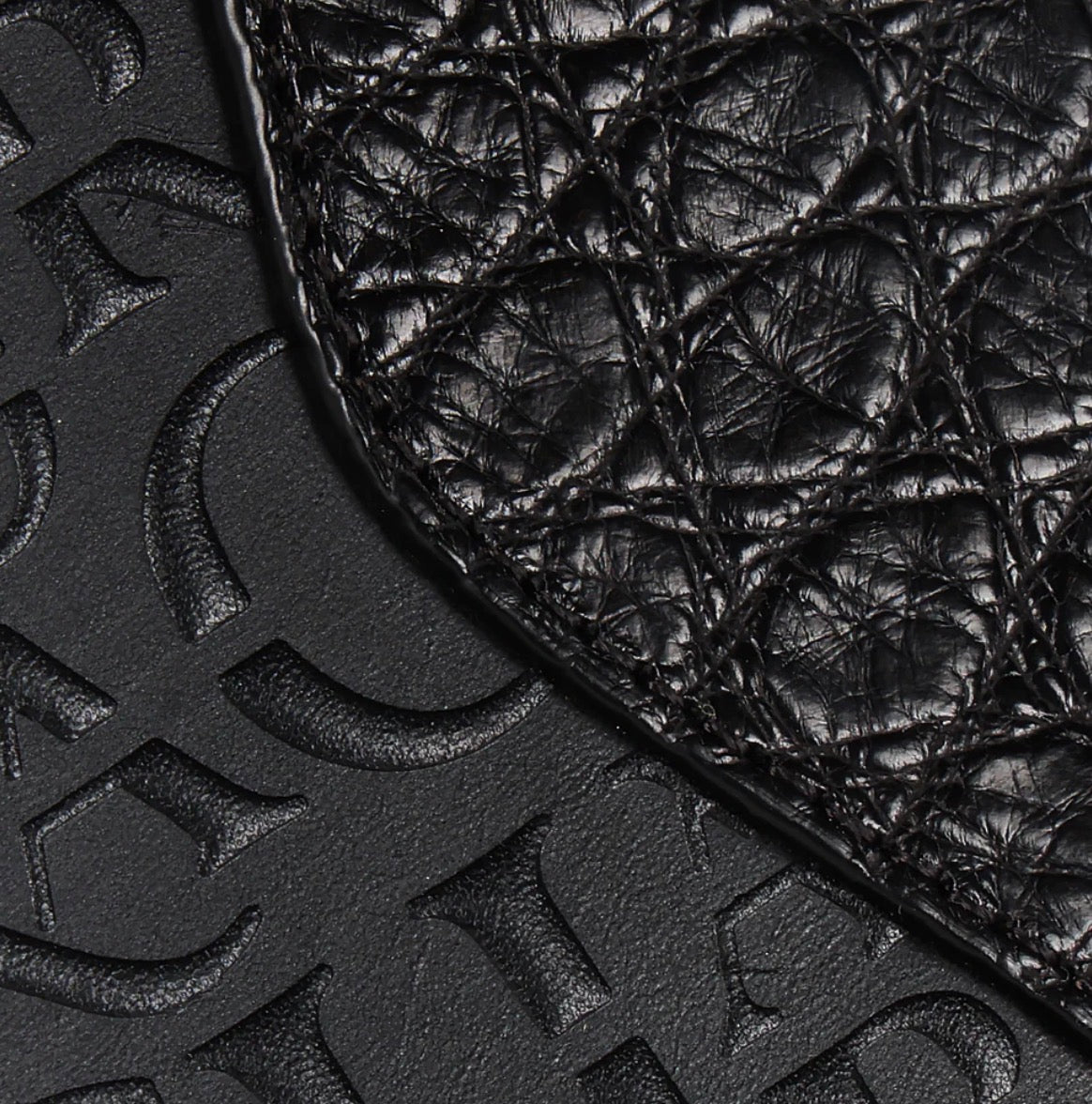 CUADRA ALLIGATOR BLACK WALLET -DU618