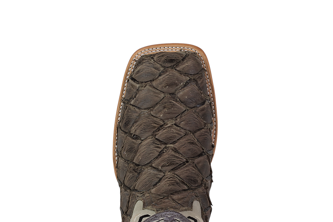 LA HERRADURA LH005 MEN’S BOOTS EXOTIC-RANCHERA FISH MOREL SHINE SQ TOEE