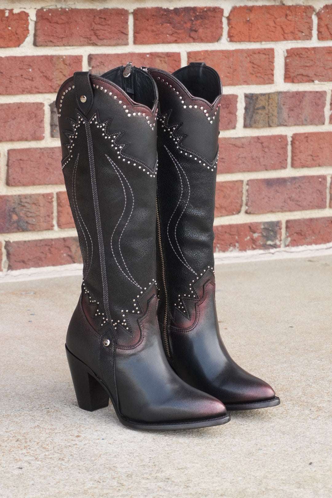 WOMEN’S CUADRA TALL BOOT RES CASTELLO NEGRO CC328 Laherradurawwnc.com