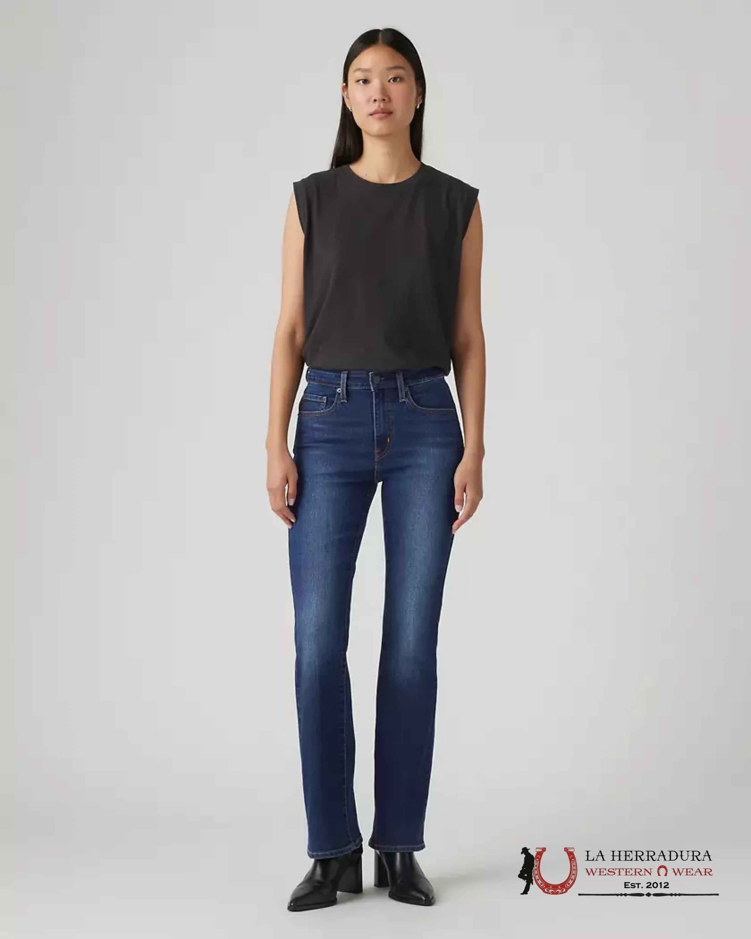 725 High Rise Bootcut Women’s Jeans - Eternal Indigo - Dark Wash - 0038 LEVIS JEANS