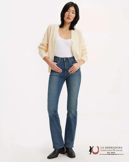 725 High Rise Bootcut Women's Jeans  Tore It Up - Dark Wash 0121