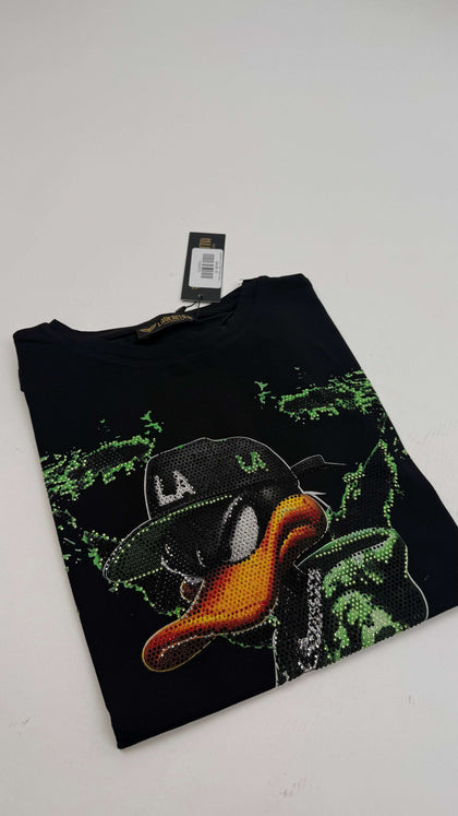 CAMISETA NEGRA LAVERITA PATO VERDE LA-LAV94771