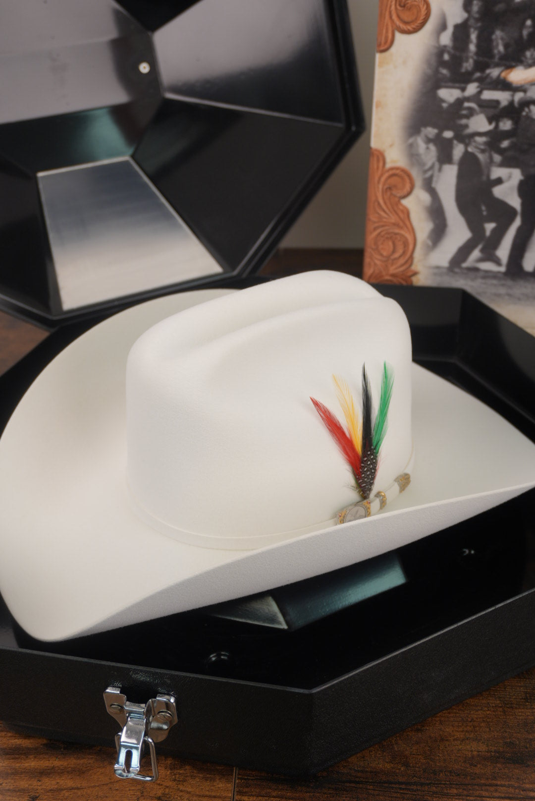 100X SOMBRERO VAQUERO INDEPENDENCIA DE LARRY MAHAN