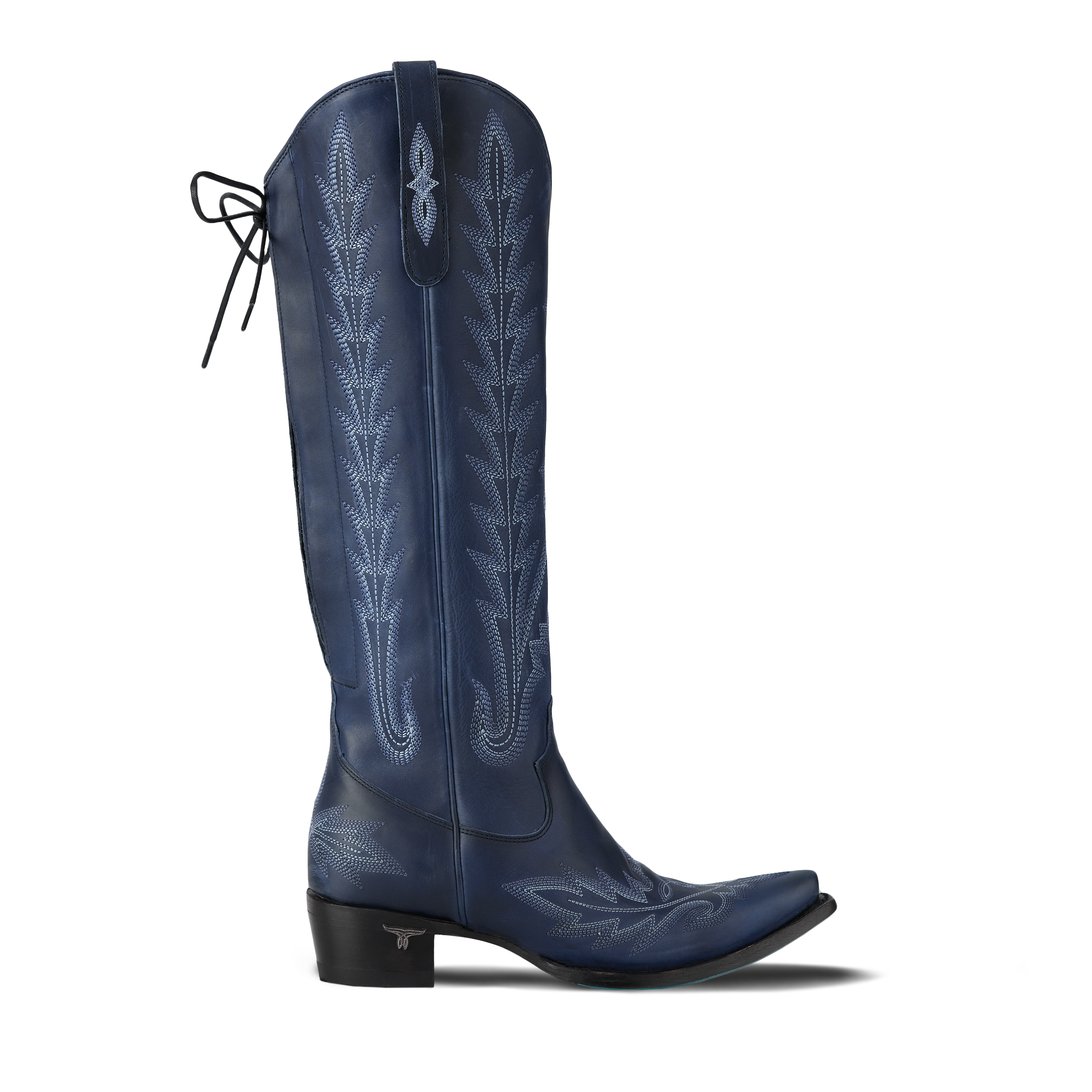 LANE WOMEN LEXINGTON KNEE HIGH MIDNIGHT NAVY SNIP TOE BOOT LB0562T