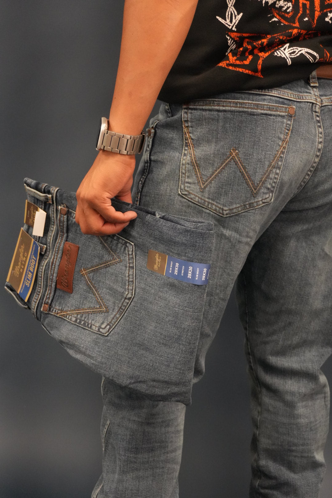 WRANGLER RETRO SLIM BOOT -112378844-77MWZ