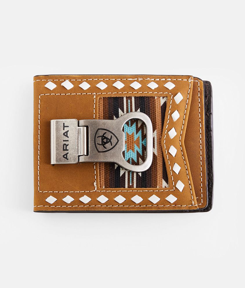 ARIAT MONEY CLIP WALLET WITH MULTIPLE CARD LOTS