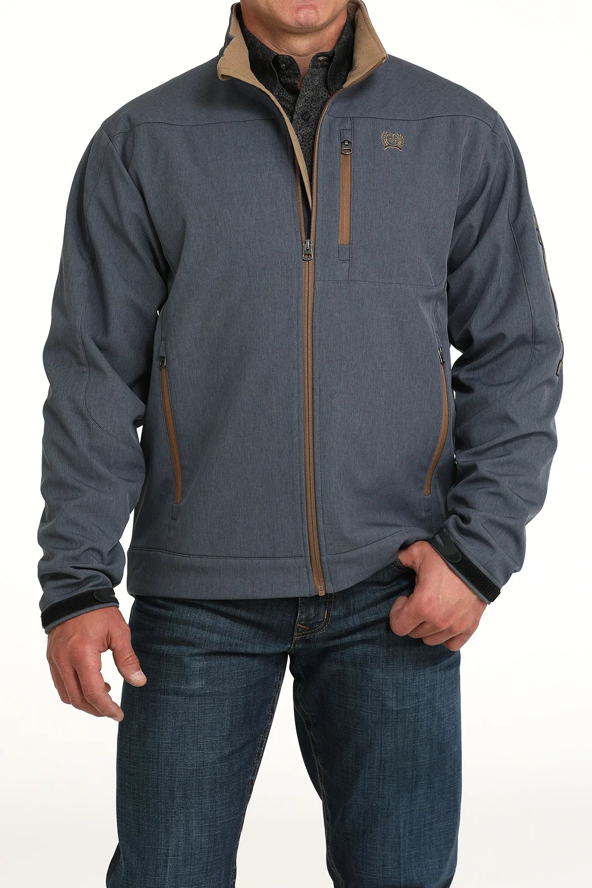 CINCH MENS BONDED JACKET BLUE-MWJ1567015