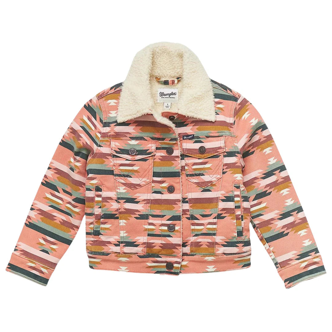 Wrangler Southwestern Sherpa Girl's Jacket 112353049