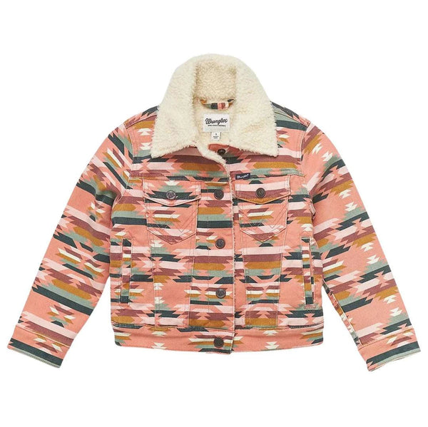 Wrangler Southwestern Sherpa Girl's Jacket 112353049
