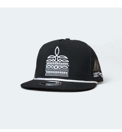 LOST CALF CAP RINGLE BLACK/WHITE