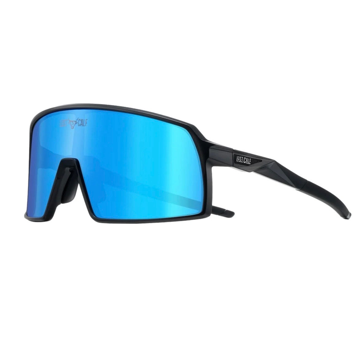 LOST CALF ZEX BLACK/BLUE SUNGLASSES