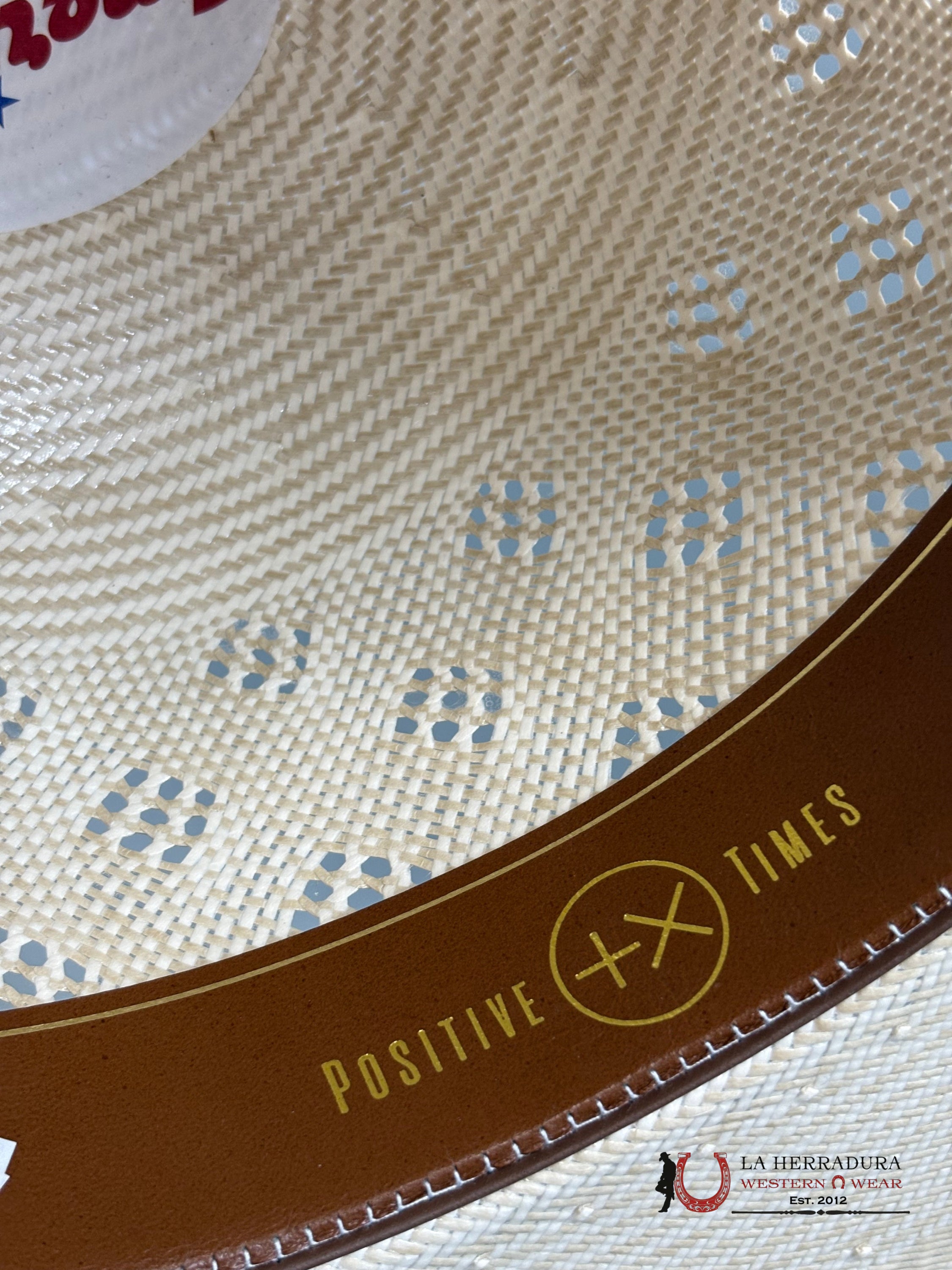 American Hat Open Crown Straw Style 7800 Tejana