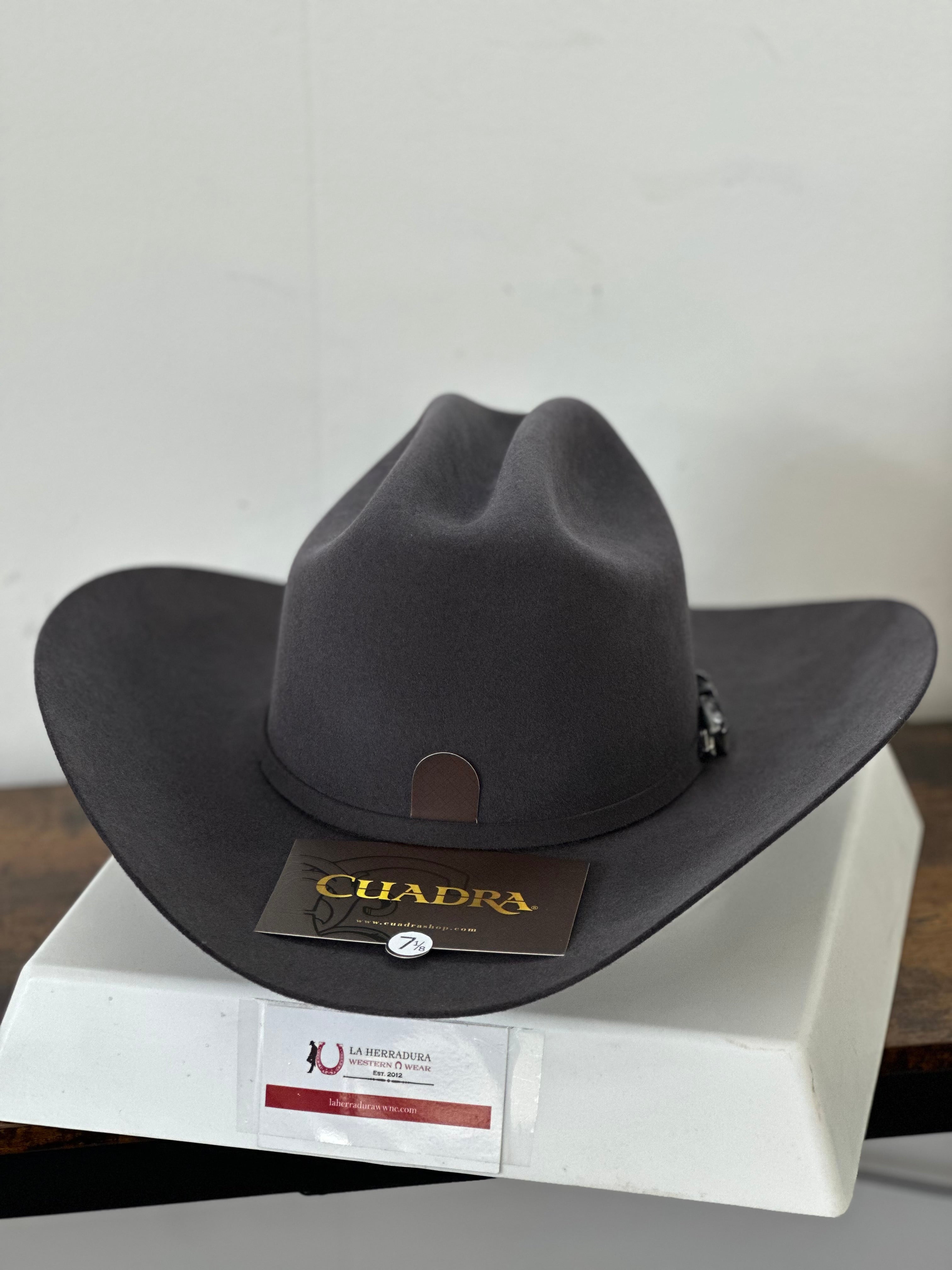 CUADRA 30X STINGRAY GRANITE FELT HAT