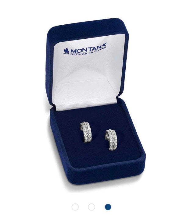 Pendientes de aro Montana Silversmith Starlight Stillwater