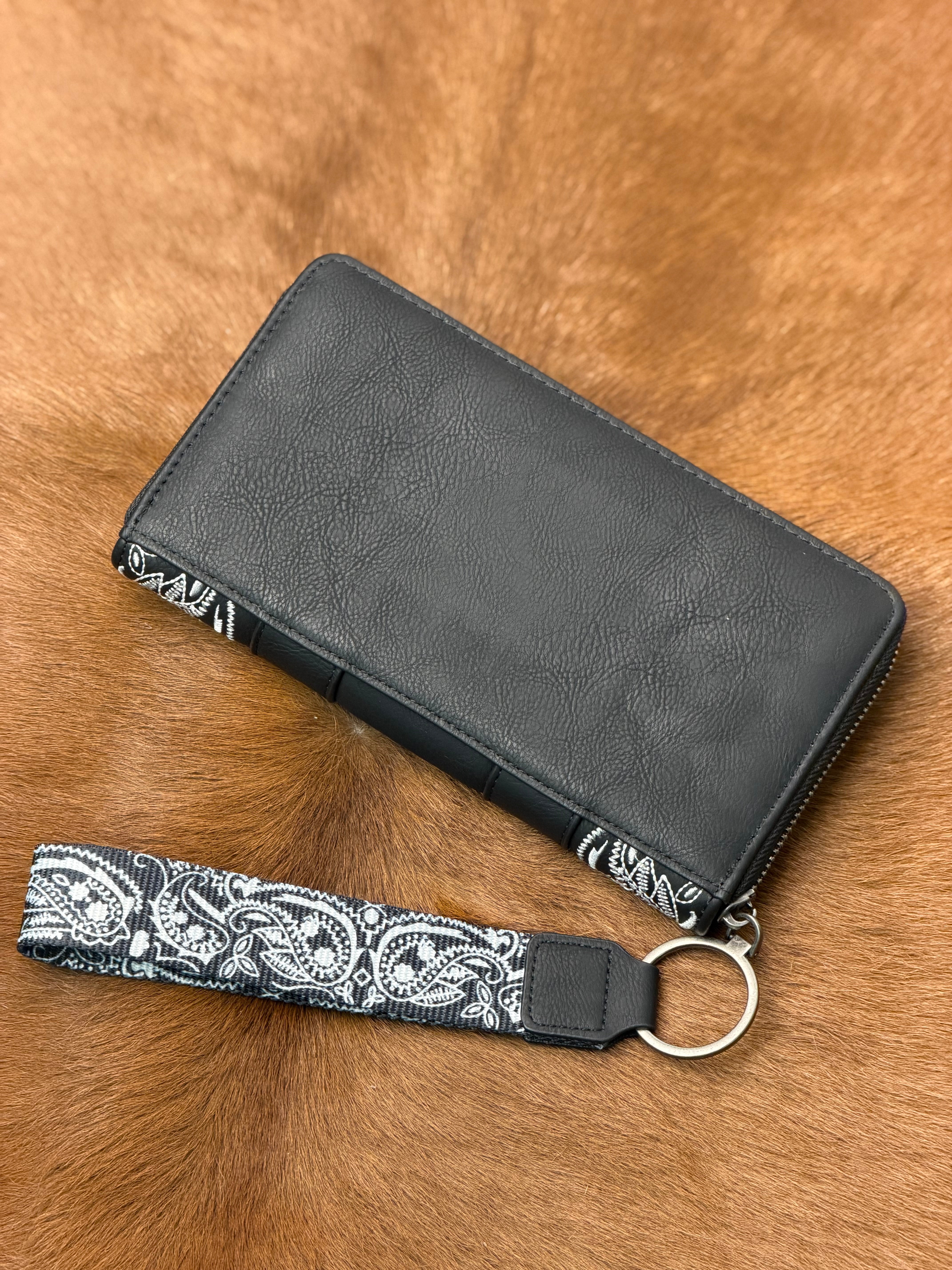 WRANGLER HAND HELD BAG BLACK W115BK