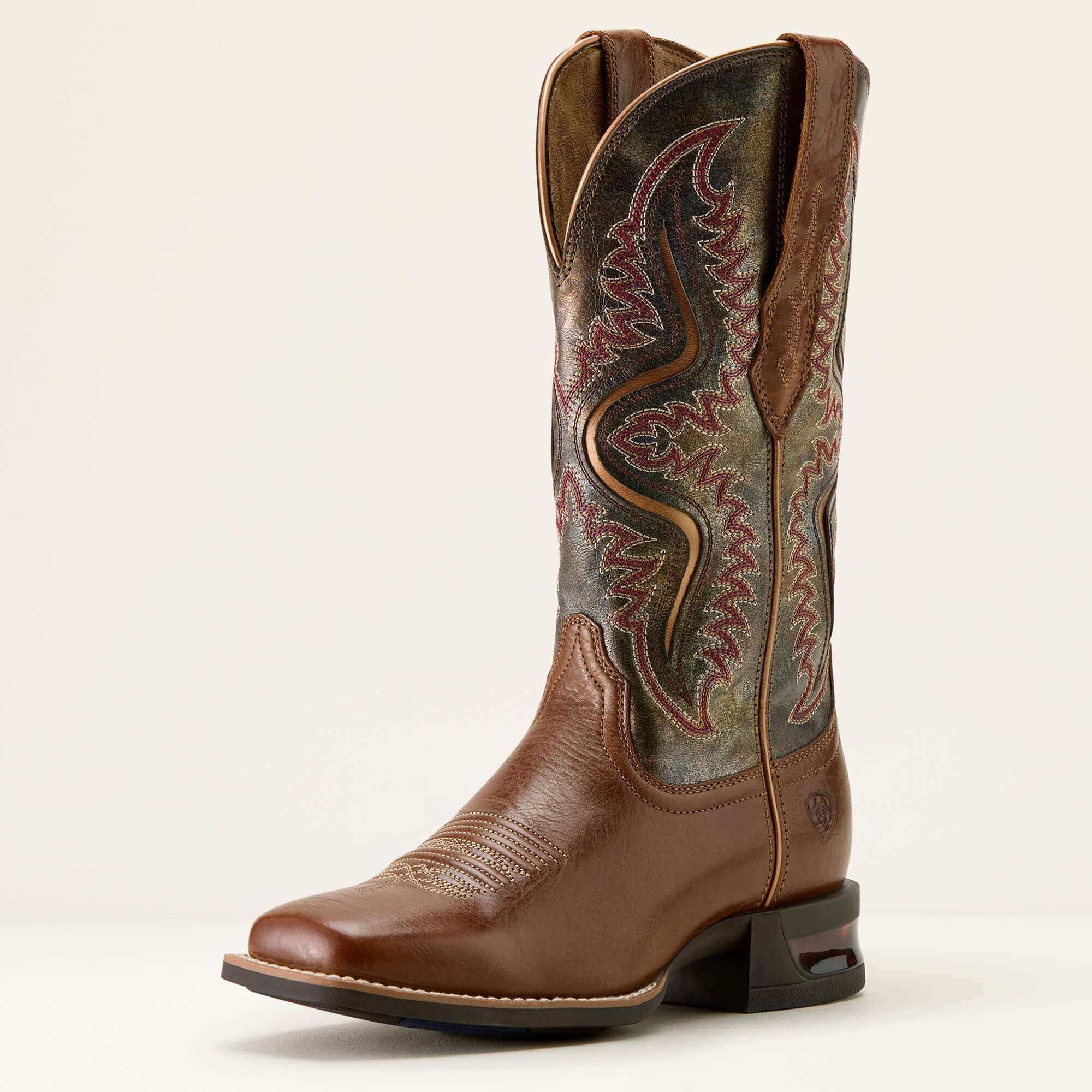 WOMENS ARIAT CAPTIVATE DARK TAN /TITANIUM WIDE SQUARE TOE 10063894 Laherradurawwnc.com