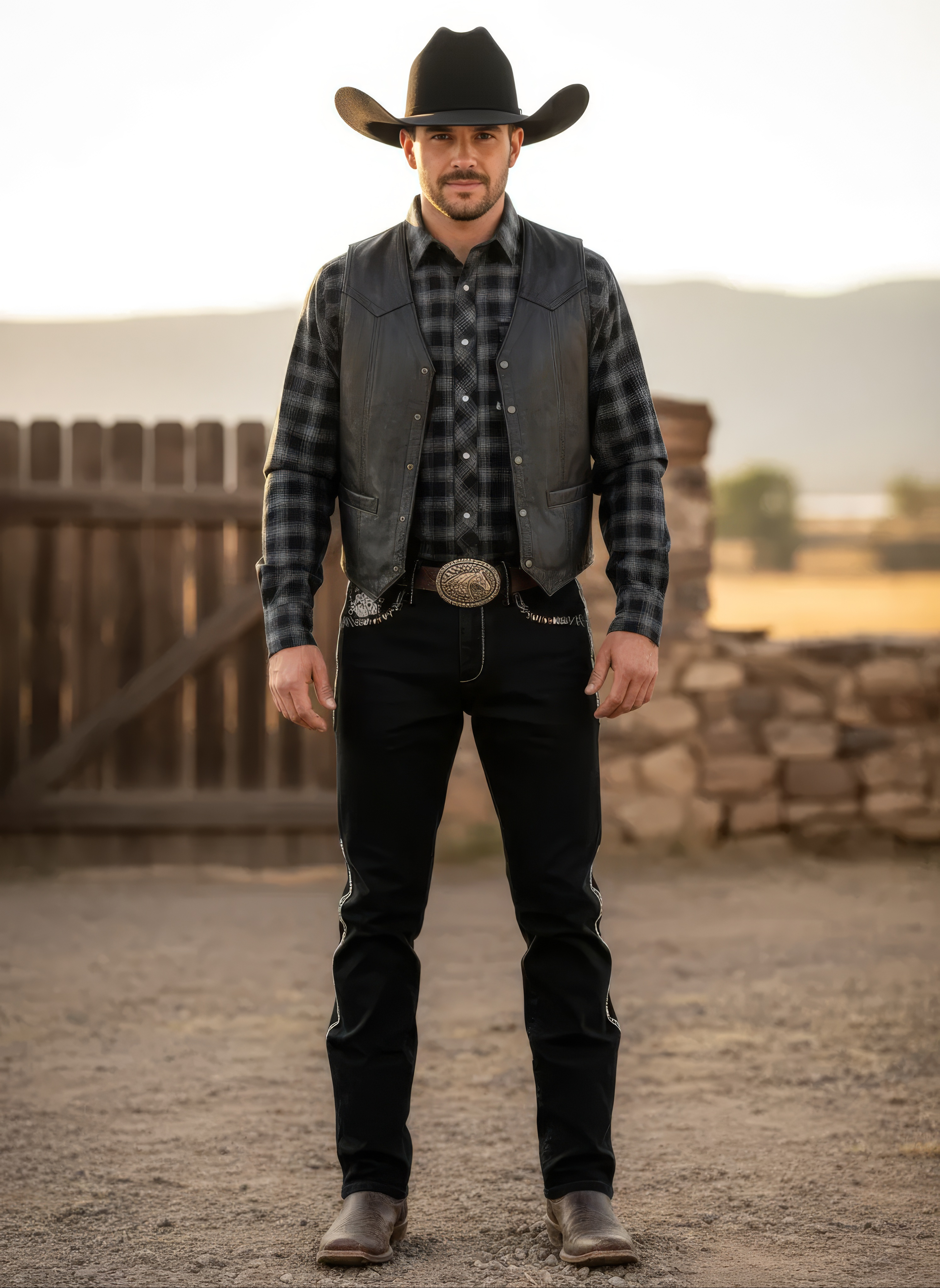 DE NIKO MENS JEANS SLIM STRAIGHT-DN-068BLK