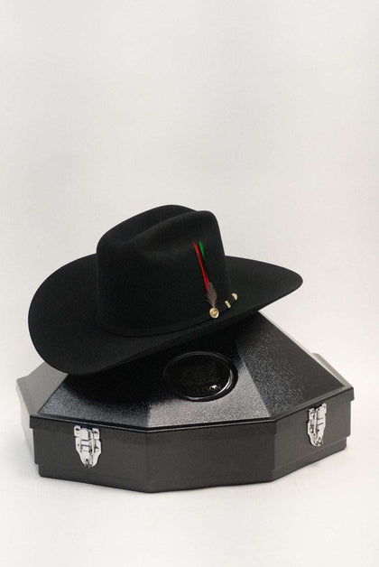 SOMBRERO COWBOY STETSON 100X EL PRESIDENTE VIENTRE PLATA