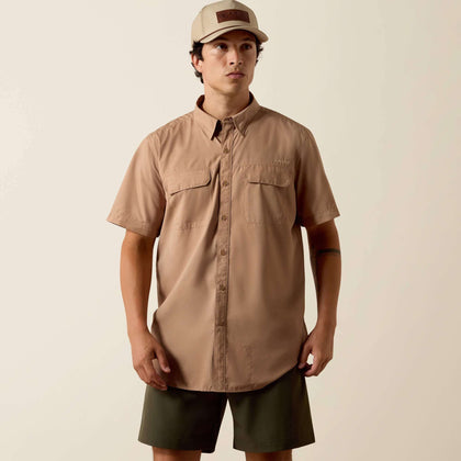 ARIAT MEN PRINTED VENTTEK OUTBOUND FTD SS SHRT CARTOUCHE 10073427