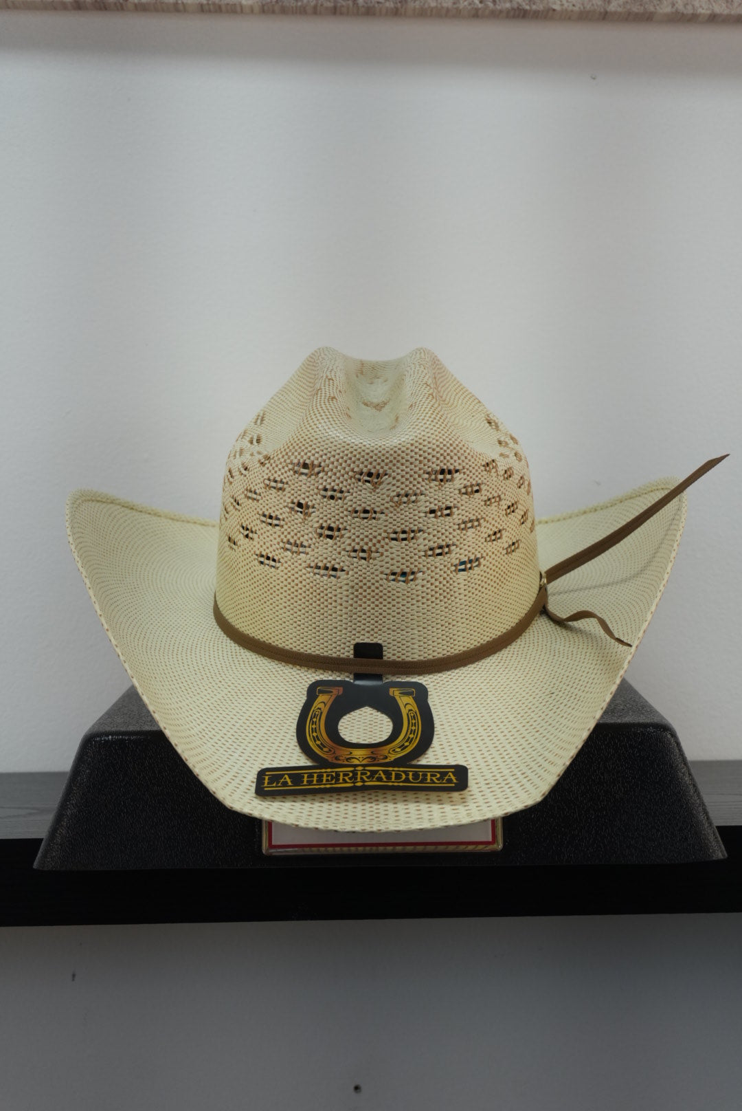 HERRADURA STRAW HAT MALBORO SHAPE BANGORA MOÑOSTANG