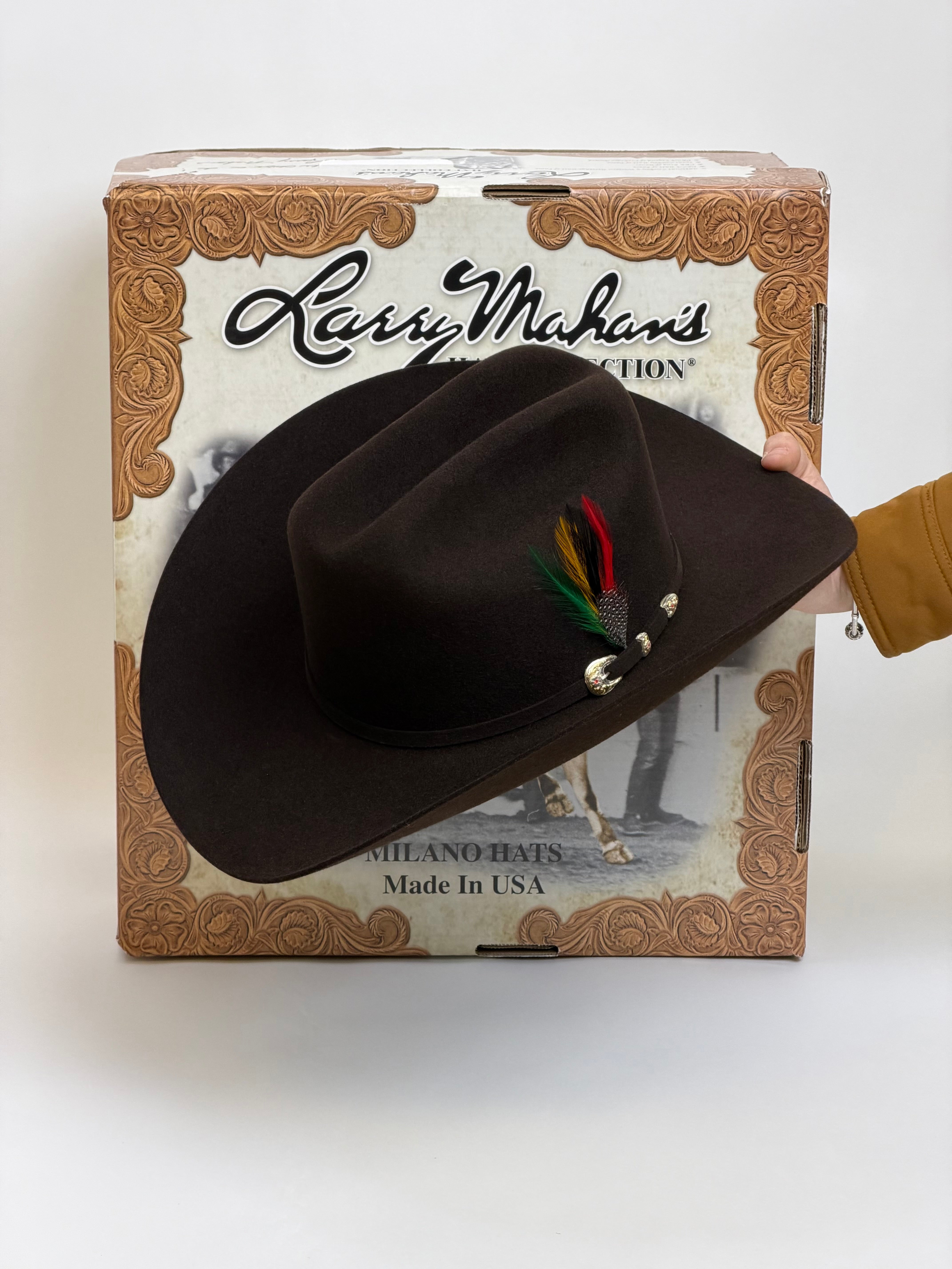 LARRY MAHAN´S 6X GORRAS COYBOY NEGRAS REALES