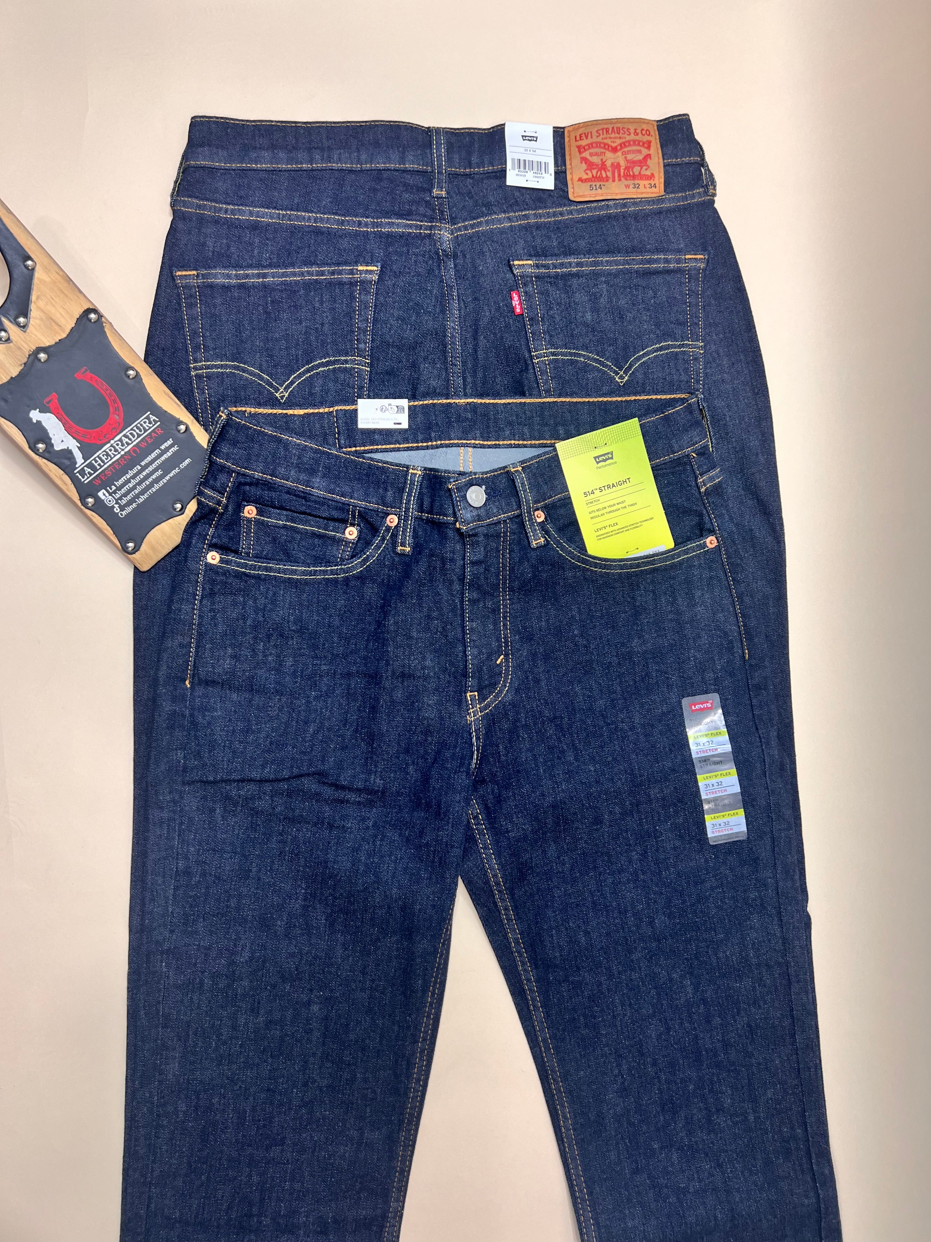 Levi’s Flex 514 Straight Stretch Jean- Denim