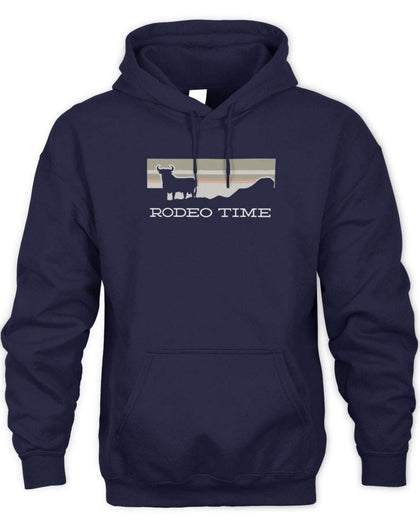 SUDADERA CON CAPUCHA RODEO TIME AZUL MARINO HOMBRE-GH