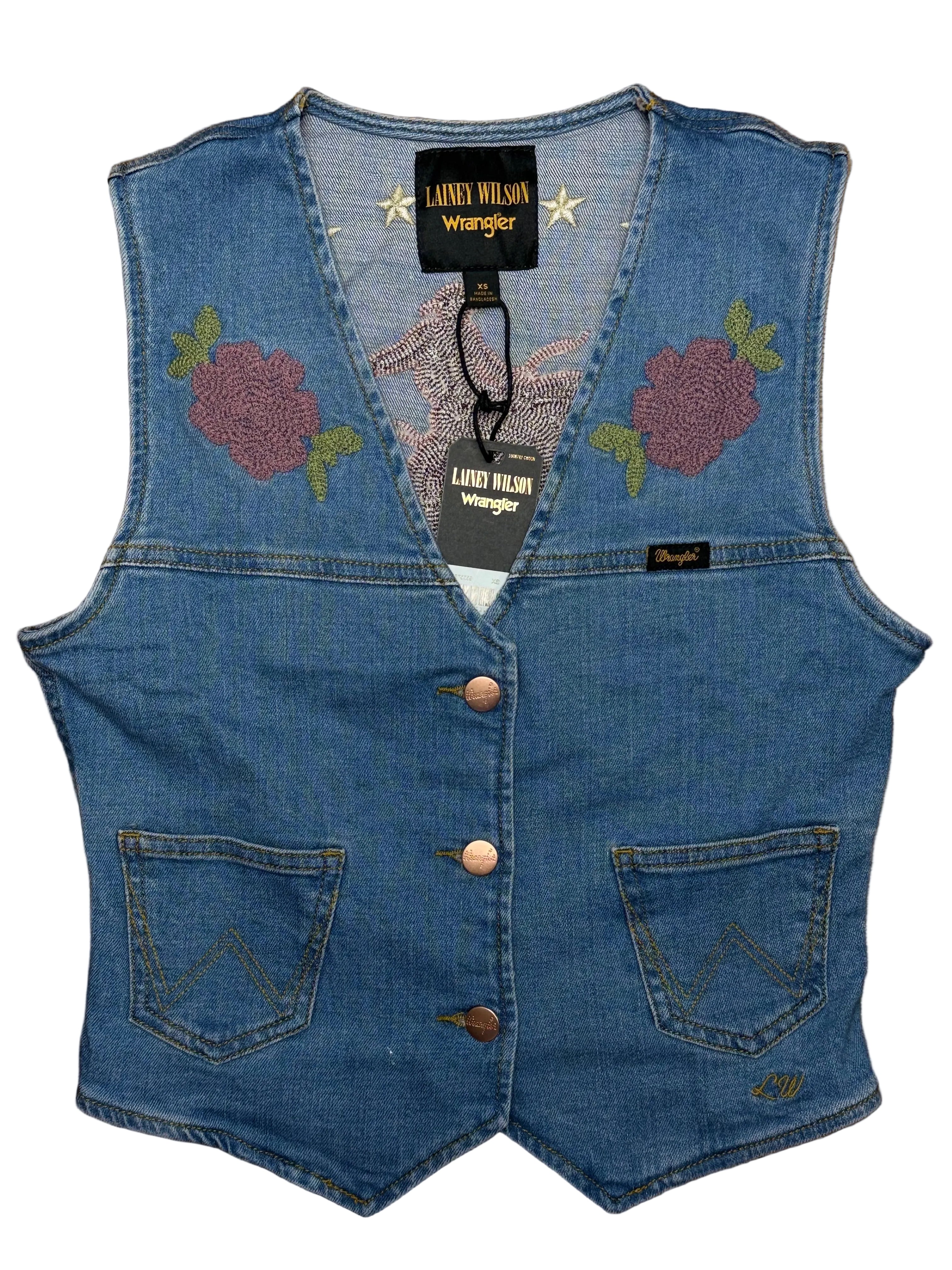 WRANGLER LAINEY WILSON DENIM VEST 112375559