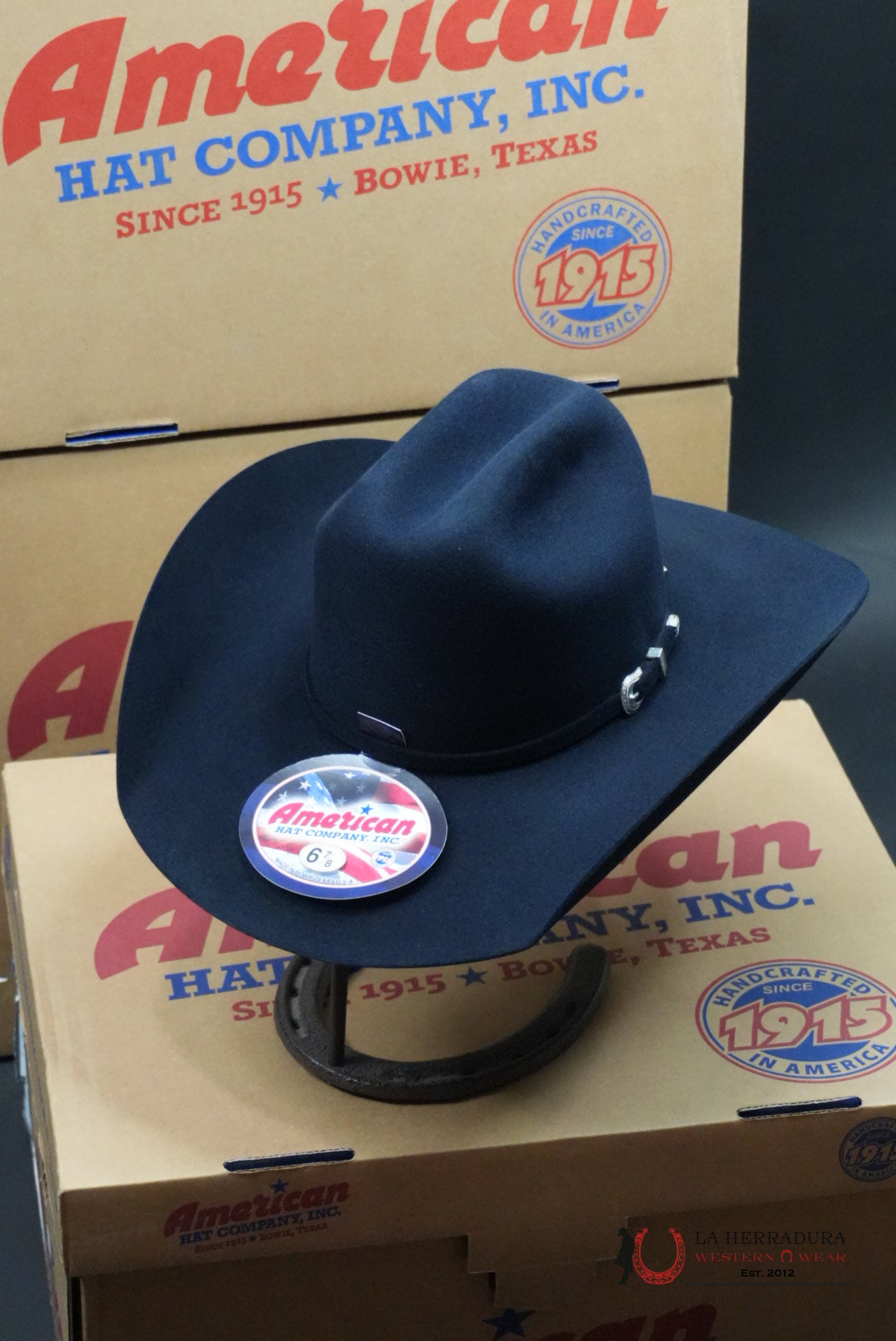 7X American Felt Hat Midnight Blue TEJANA