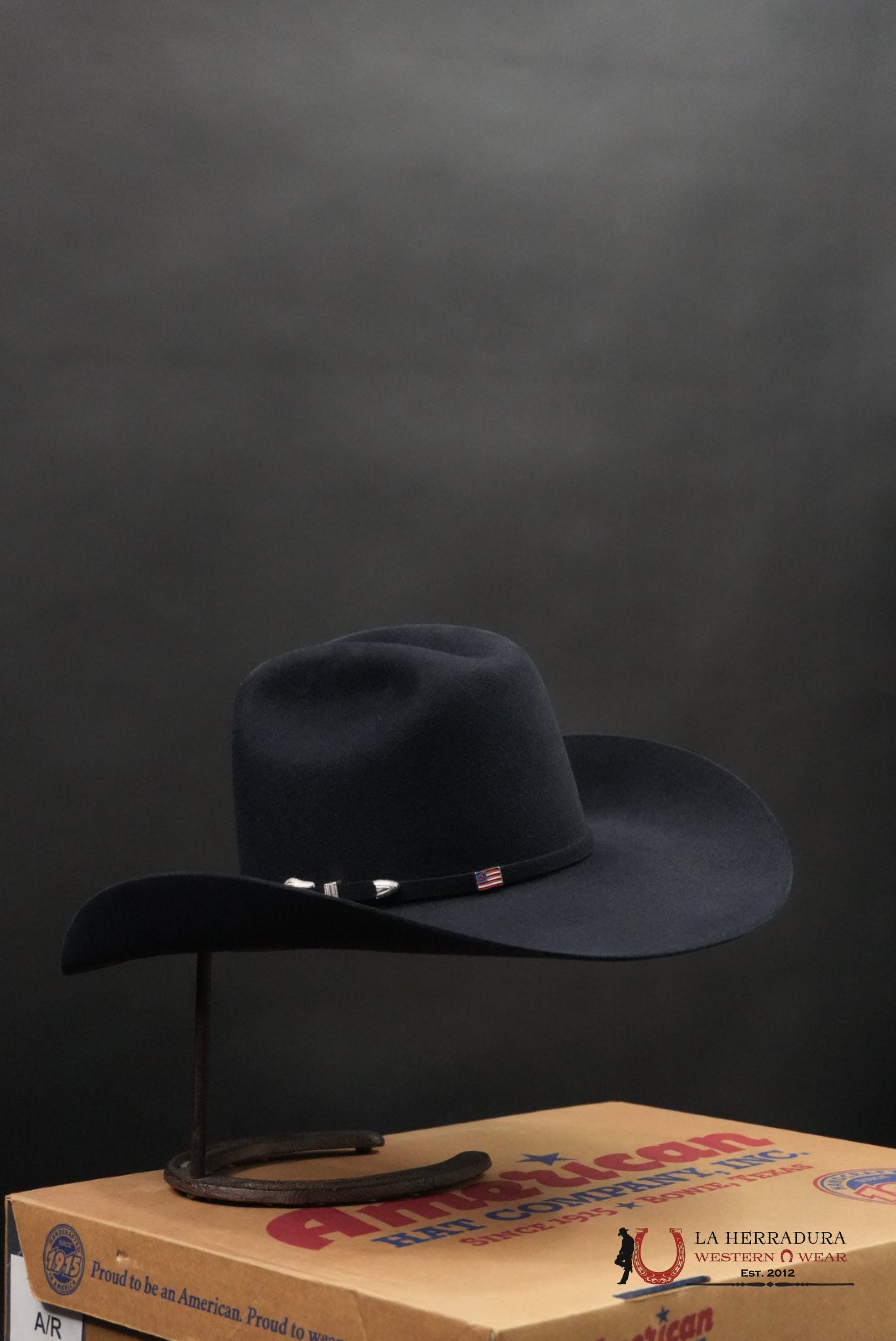 7X American Felt Hat Midnight Blue TEJANA