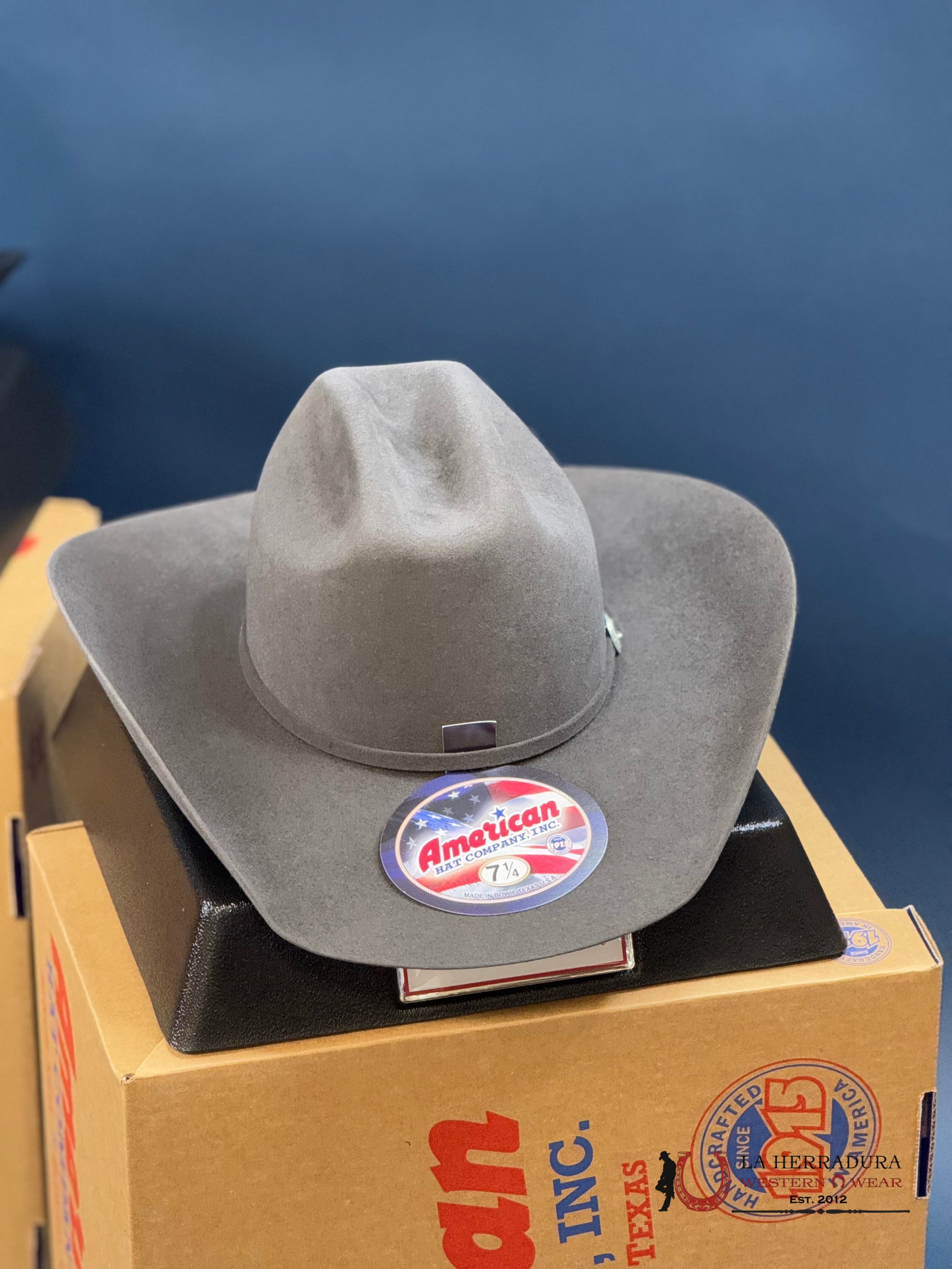 7X American Felt Hat Steel Tejana