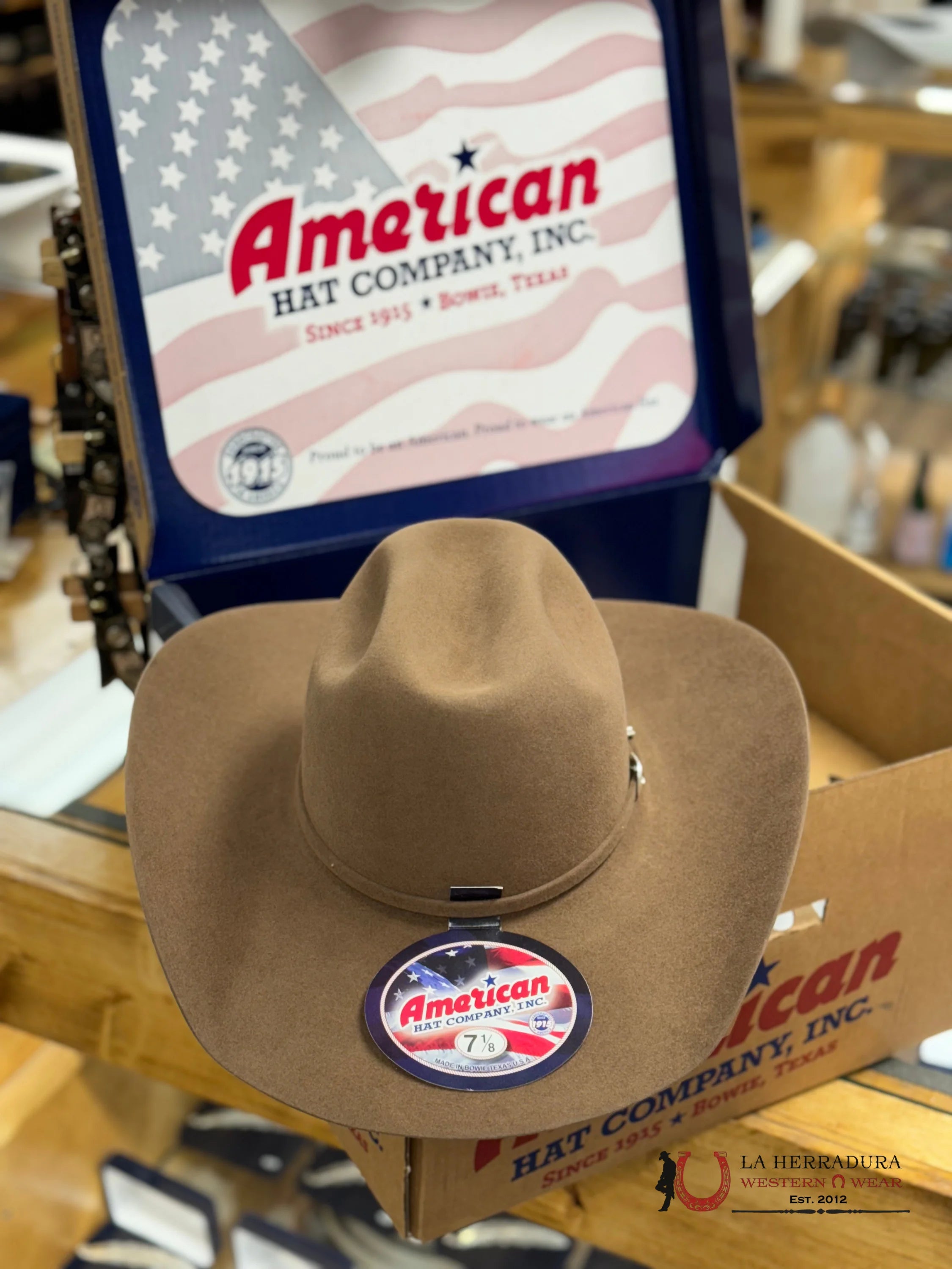 7X American Felt Hat Tuscan Tejana