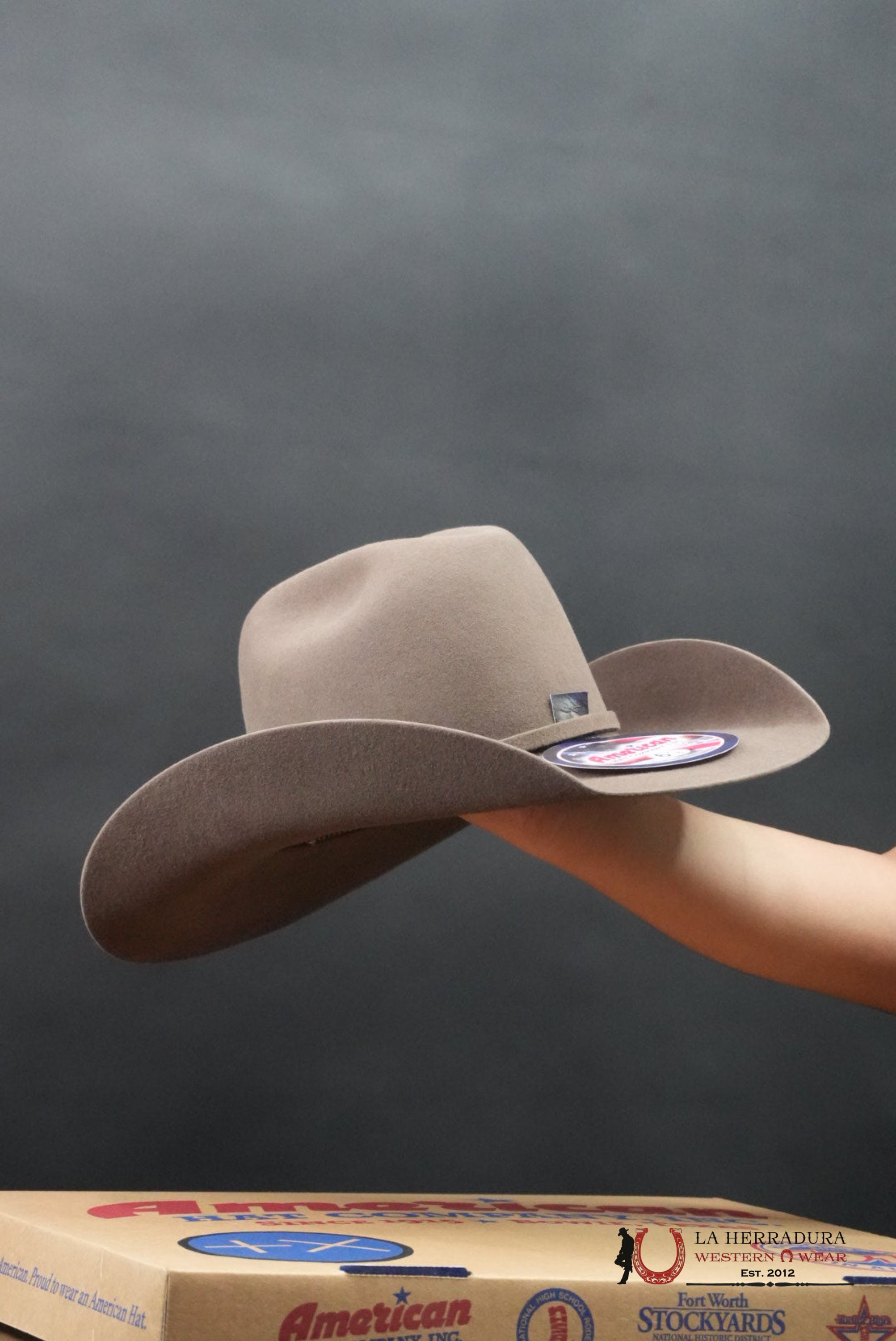 7x American Hat Pecan Rabbit Heair TEJANA