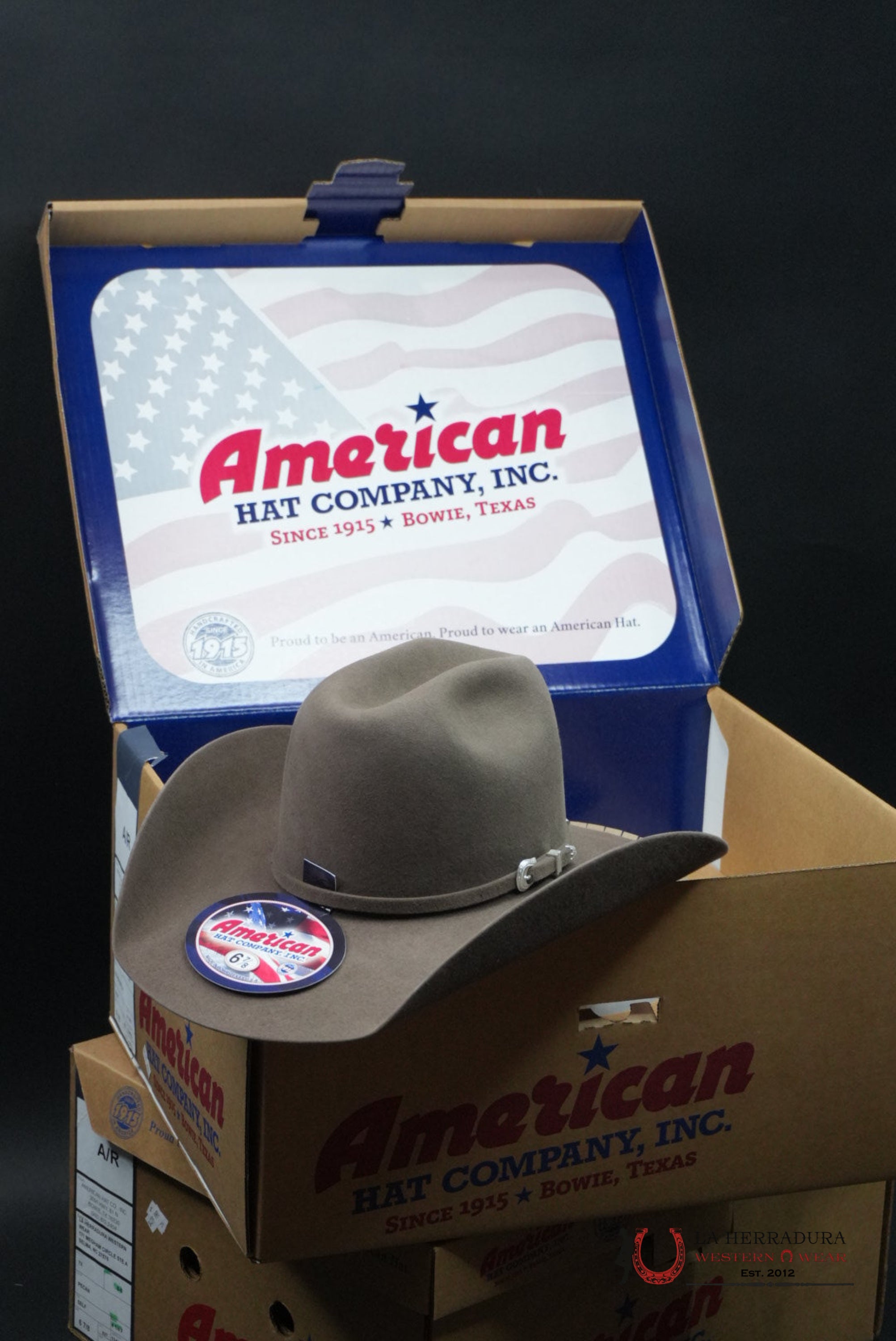 7x American Hat Pecan Rabbit Heair TEJANA
