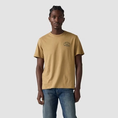 LEVI'S MENS SHORT SLEEVE T-SHIRT TAN 224911978