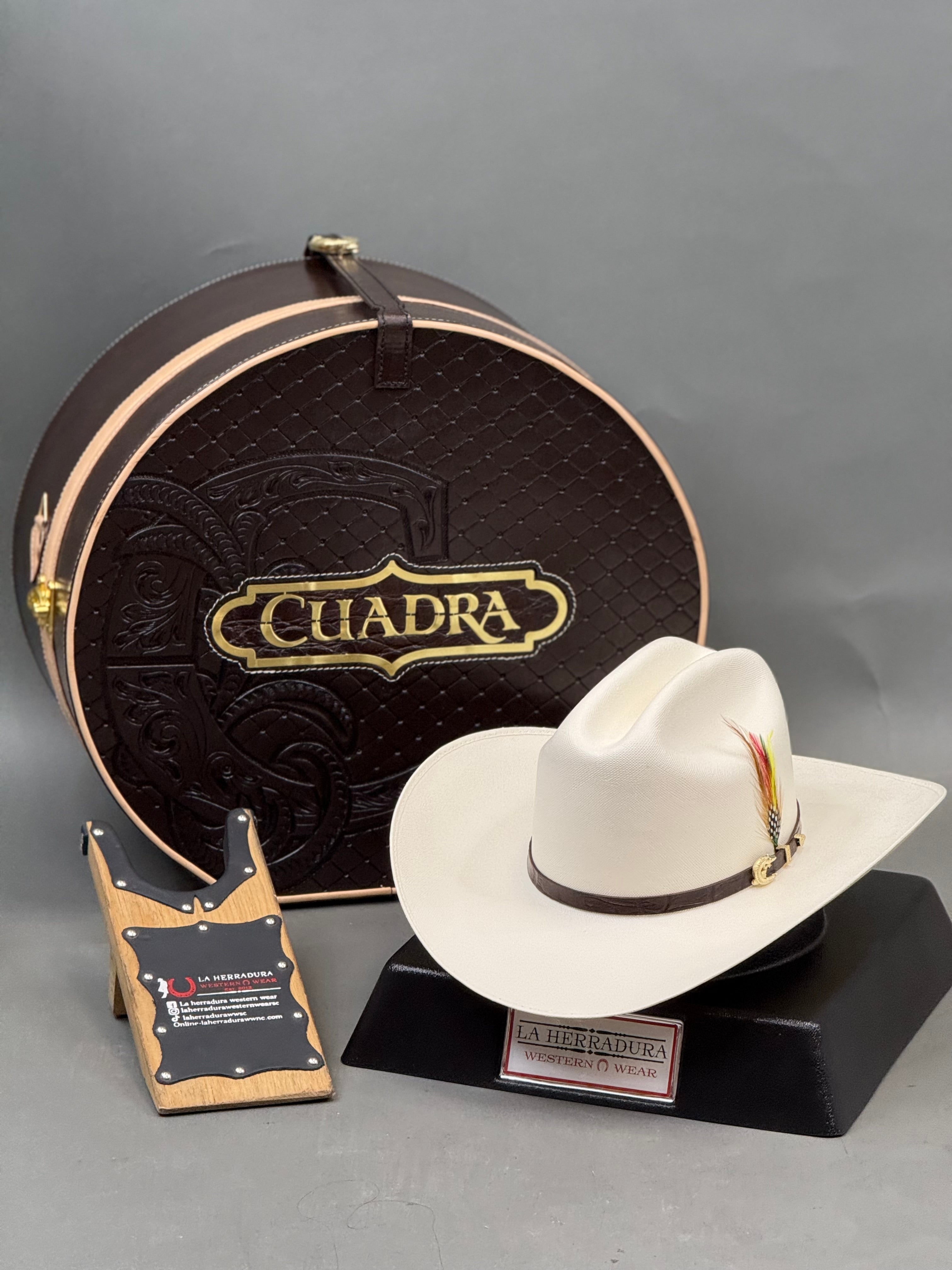 CUADRA 5000X KING IVORY ALLIGATOR STRAW HAT