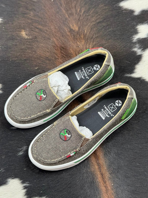ZAPATOS TWISTED X HOOEY SLIP ON LOPER ECO DUST & MEXICO