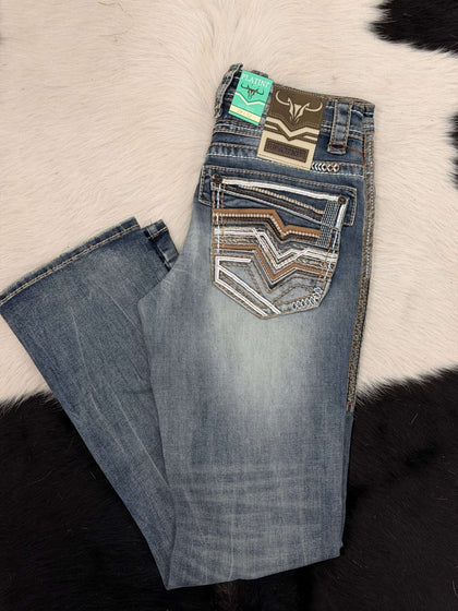 PLATINI MENS BOOT-CUT JEANS PHD11105