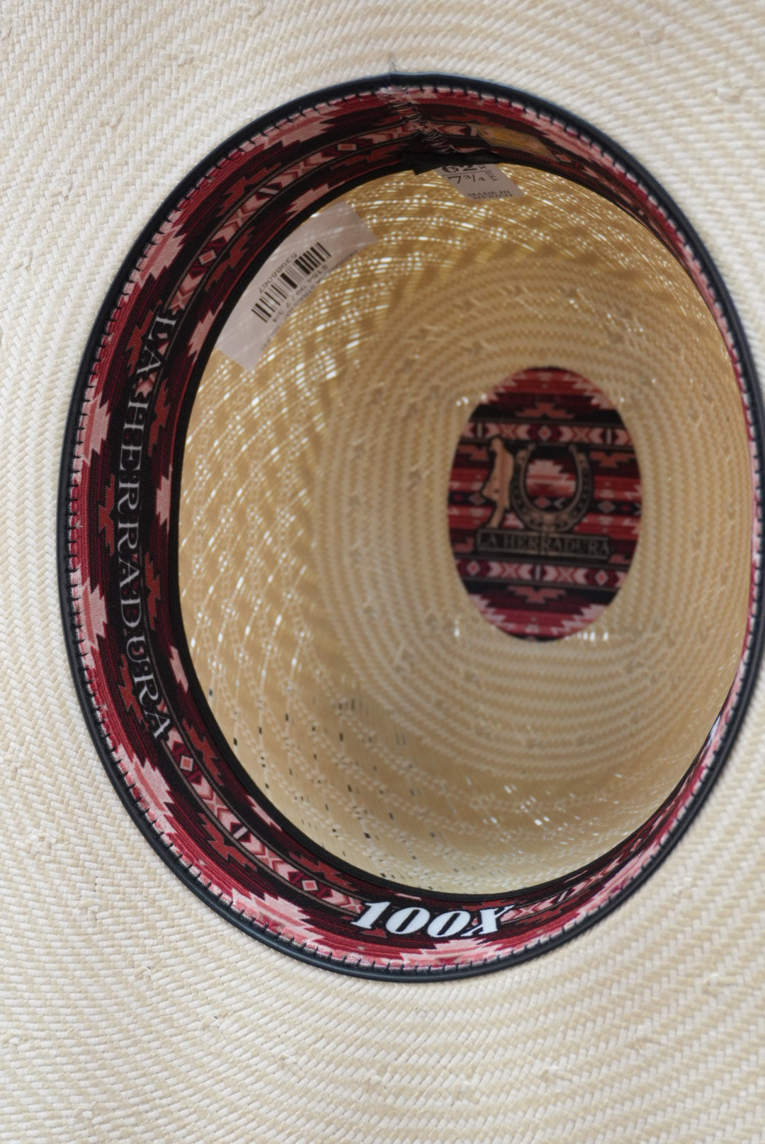 HERRADURA OPEN CROWN STRAW HAT 100x IFEL NATURAL