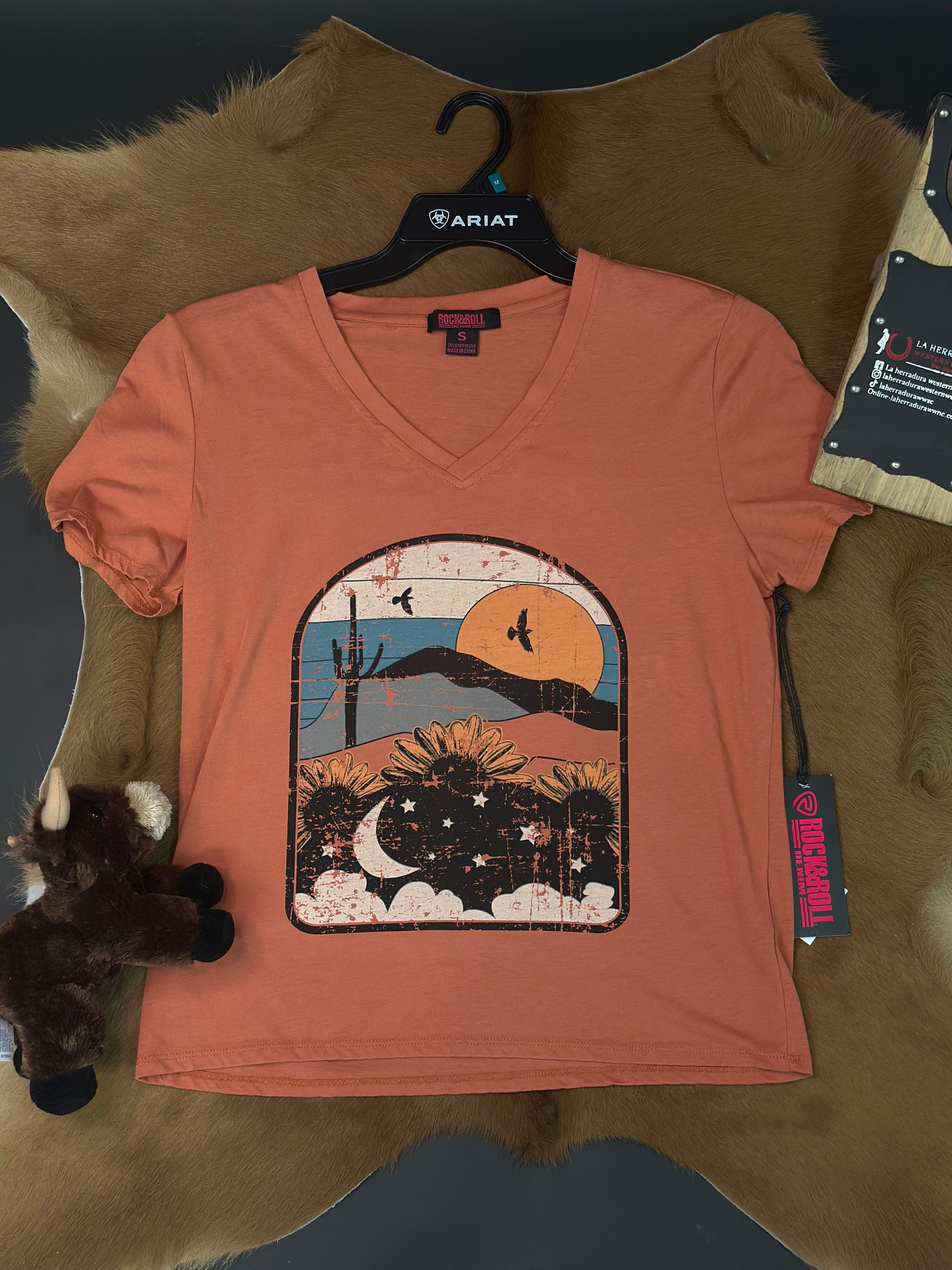 Rock & Roll WOMENS GRAPHIC TEE RRWT21ROCU