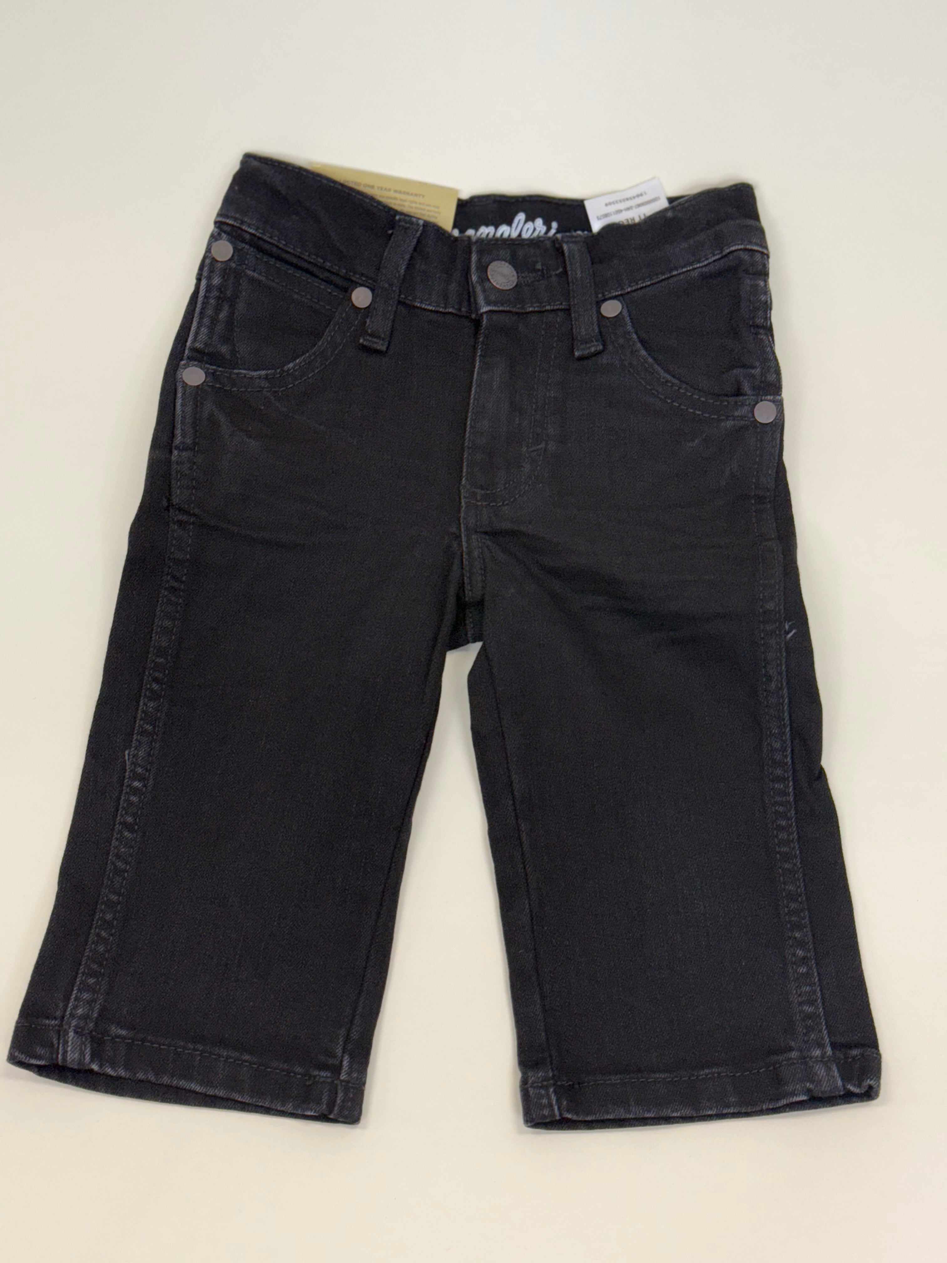 WRANGLER BLACK SLIM STRAIGHT