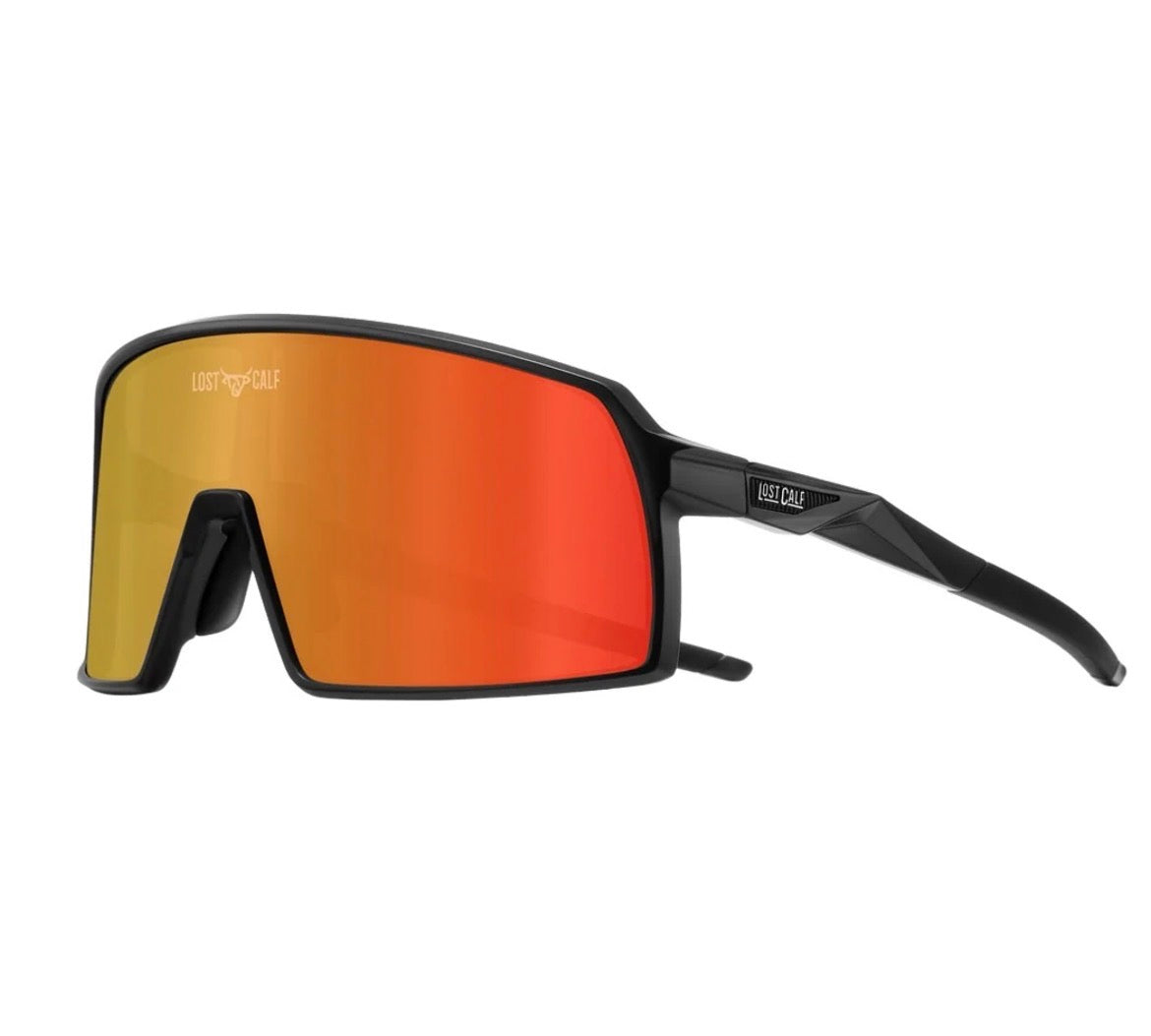 LOST CALF ZEX BLACK/RED SUNGLASSES