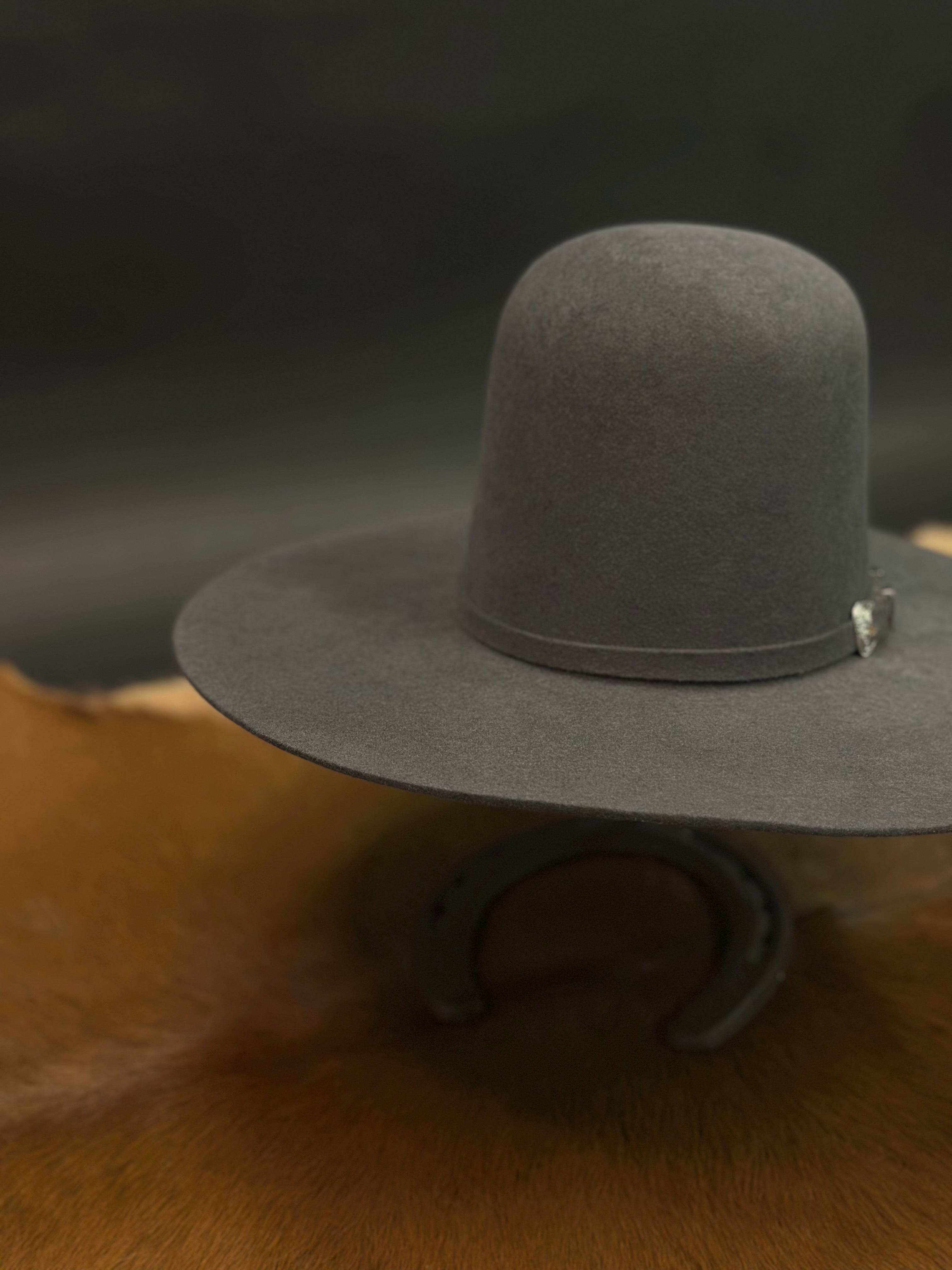 RDR KID CHARCOAL OPEN CROWN FELT HAT