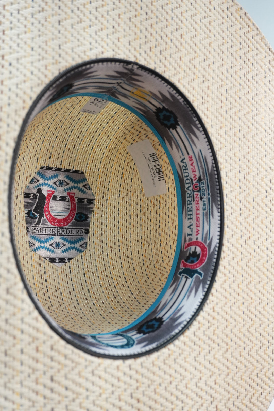HERRADURA OPEN CROWN STRAW HAT SVO35 CHISPAS
