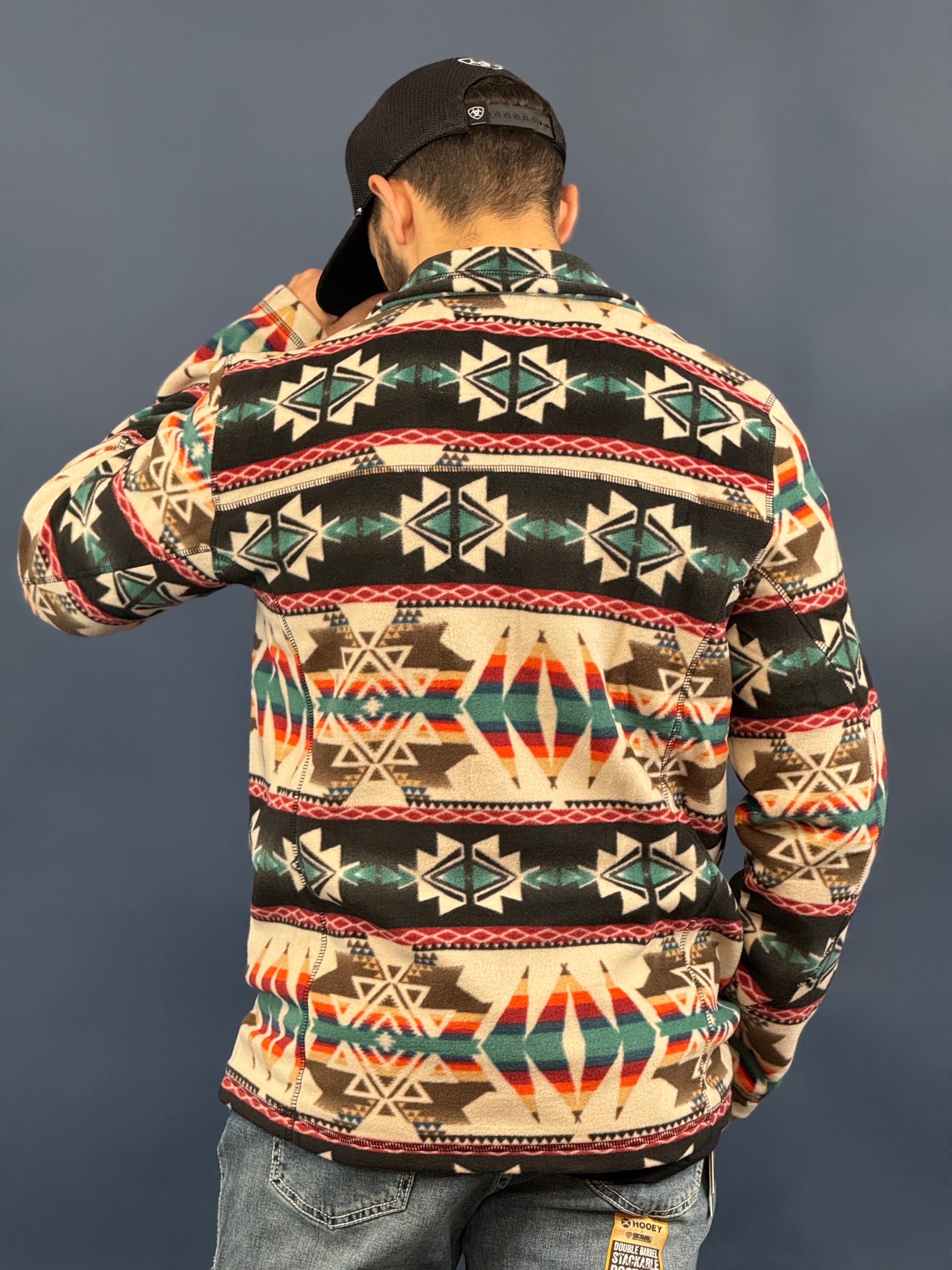 Hooey® Men's FLEECE PULLOVER AZTEC TAN