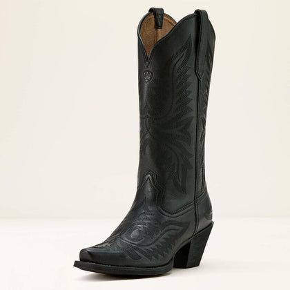 ARIAT WOMENS ROUND UP COLLINS SUPPLE BLACK 10061139