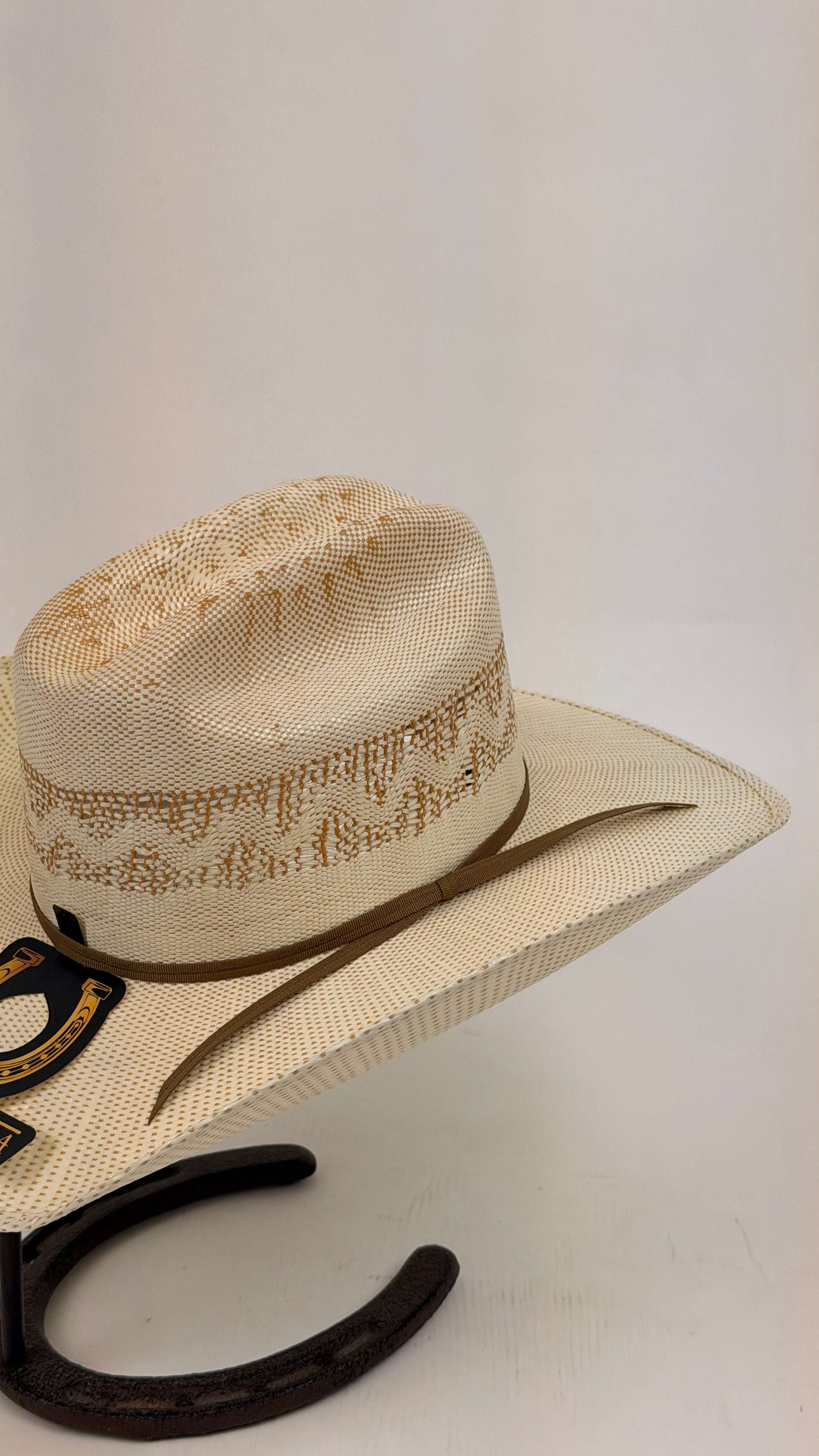 Cowboy hat with decorative band 