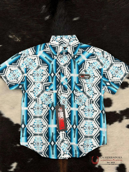 ROCK&ROLL KID SHIRT TEAL- RRBS1SR0R6