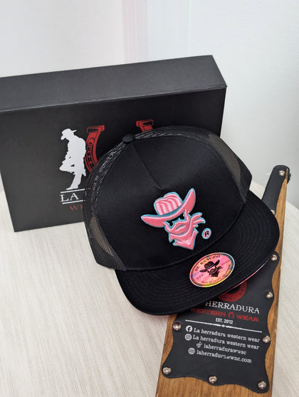 DE RANCHO HATS SNAPBACK BLACK /PINK,10