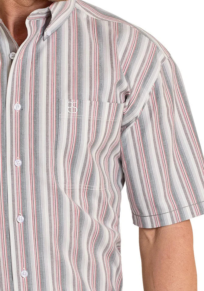 PANHANDLE SHIRT MENS MAROON SHORT SLEEVE RMB3S08249